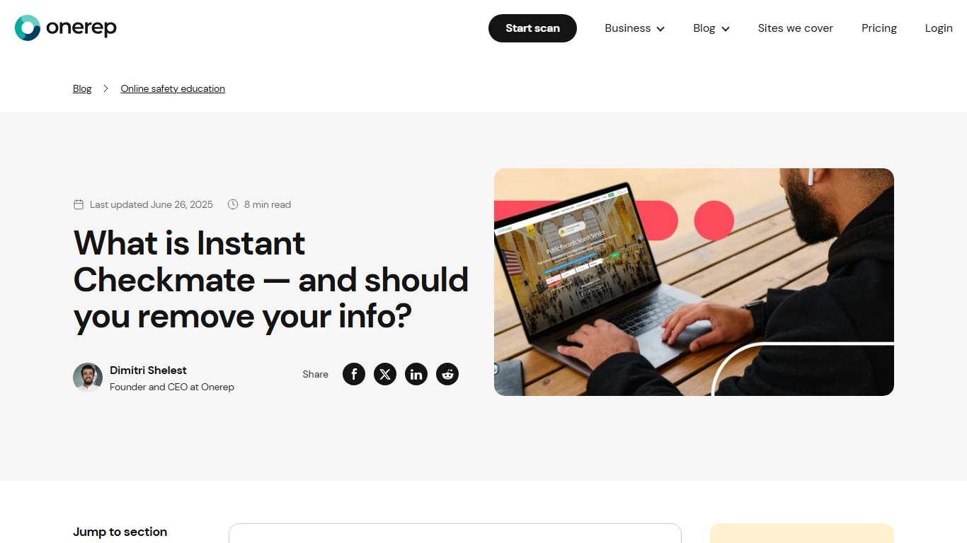 What Is Instant Checkmate — And Should You Remove Your Info?